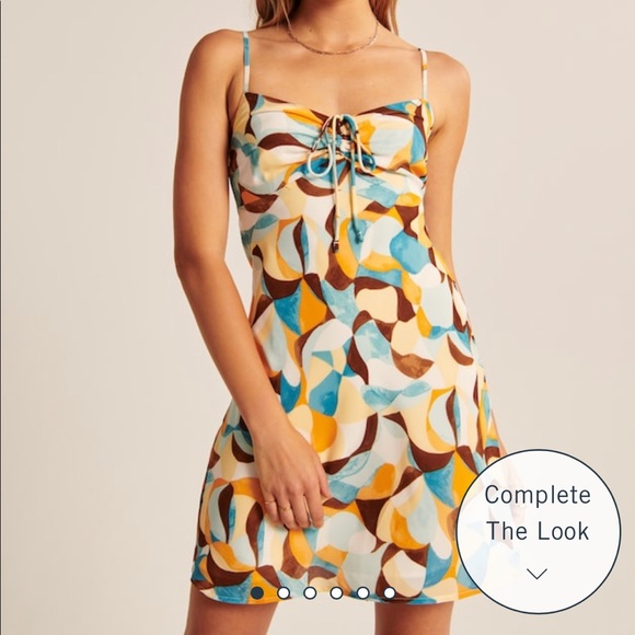 Abercrombie Cinch Front Dress - Picture 1 of 6